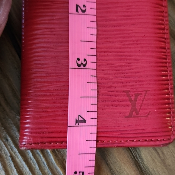 Louis Vuitton Pocket Organizer Wallet - Red Epi Leather - Picture 10 of 10